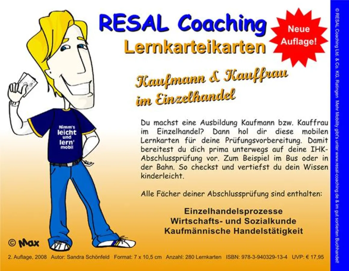 Cover Lernkarteikarten Kaufmann & Kauffrau im Einzelhandel