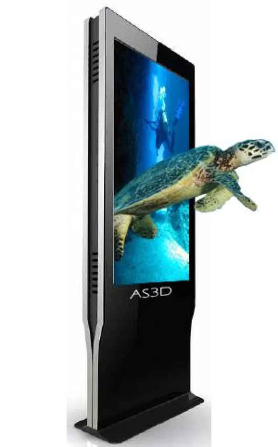 AS3D Info-Stele im Portrait-oder Landscape Modus