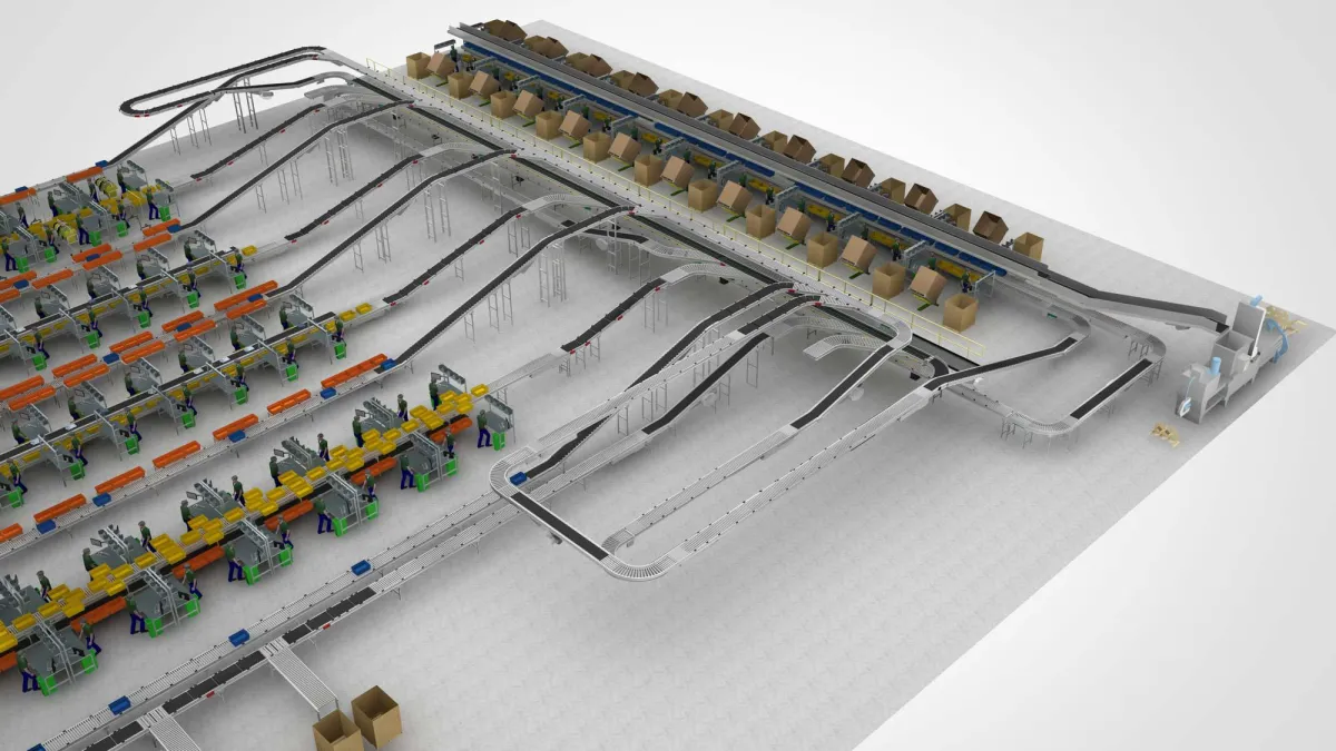 Das Subsystem Retourenhandling von Dematic erleichtet das Retourenmanagement. (Foto: Dematic)
