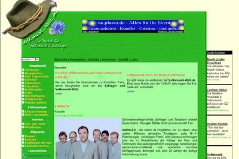 Volksmusik-Welt.de sucht freiwillige Autoren Bild: Volksmusik-Welt.de sucht freiwillige Autoren