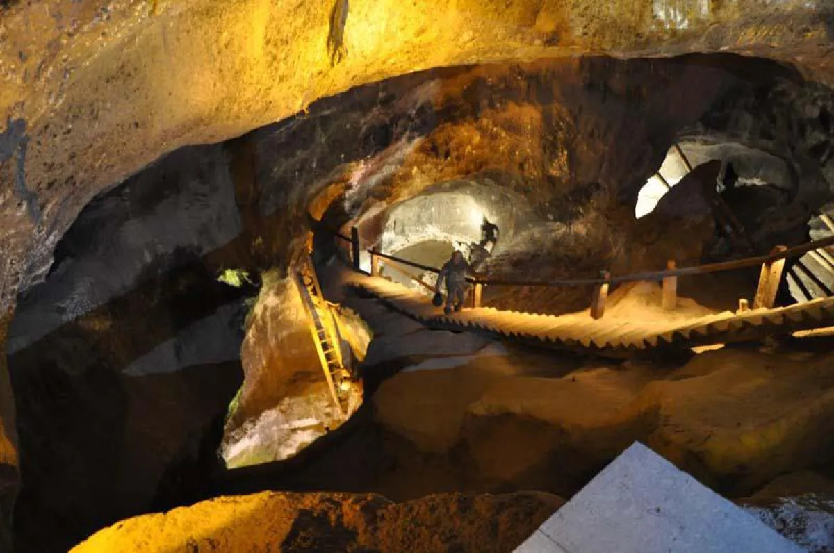 Stollen im Salzbergwerk Wieliczka