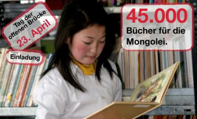 Bild: Welttag des Buches: Bücherbrücke ermöglicht 100.000 Kindern Zugang zu Bildung