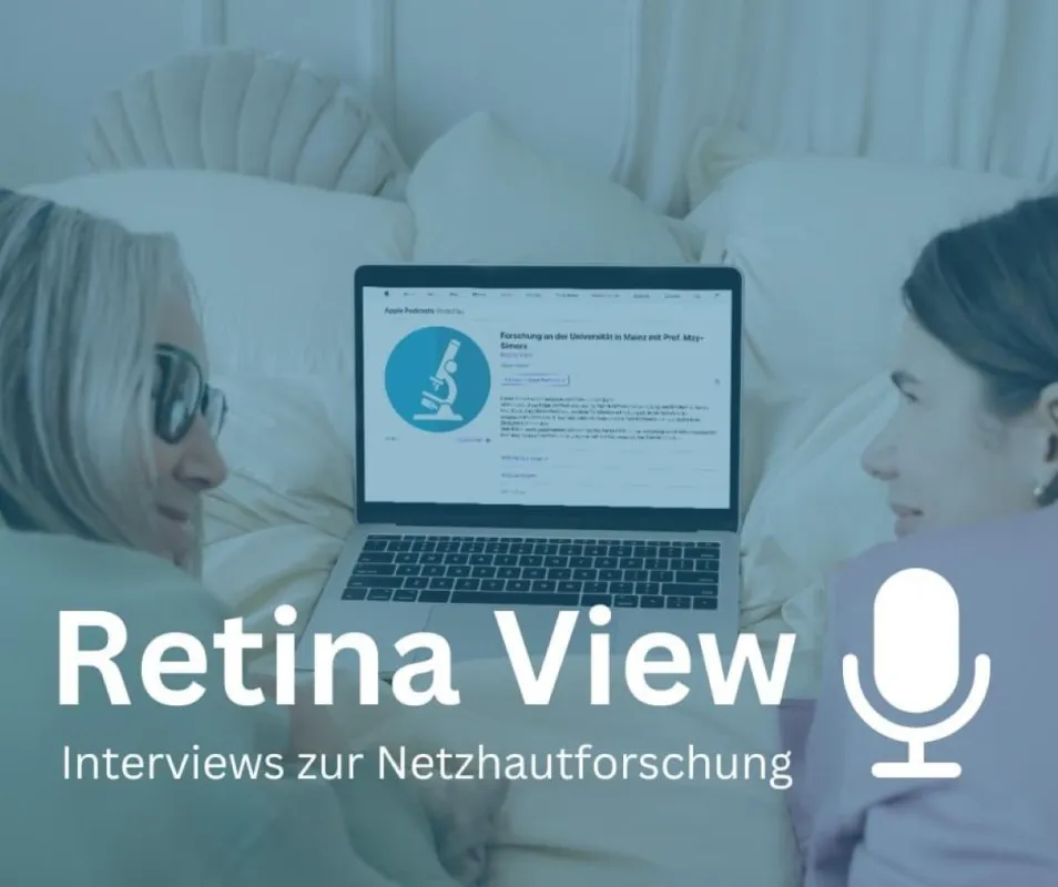 Retina View nun auch bei YouTube (© Stiftung zur Verhütung von Blindheit @ Ricarda Kleff)