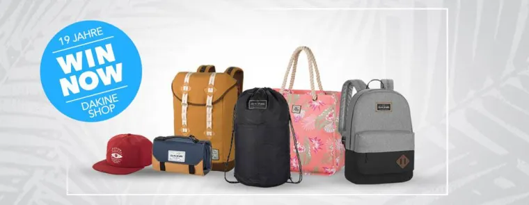 Bild: Dakine-Shop wird 19 und beschenkt seine Kunden mit Rucksäcken und Rabattaktionen