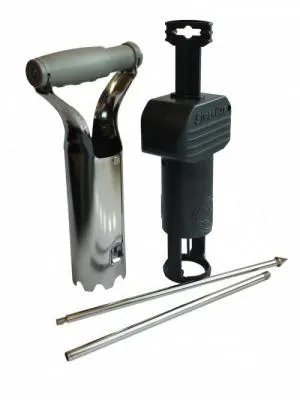 Bild: Wühlmausfalle im Einsatz