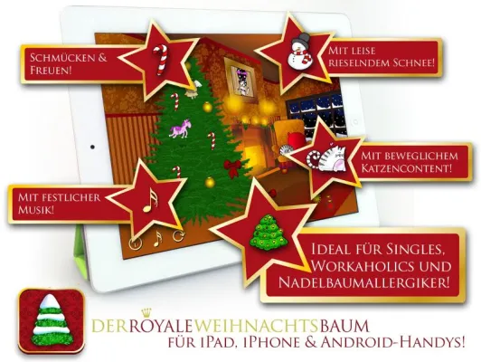 Instant Weihnachtsstimmung aufs iPad oder Handy Bild: Instant Weihnachtsstimmung aufs iPad oder Handy