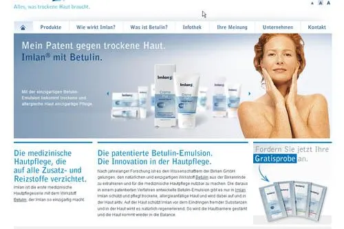 Bild: Pur und clean – Die neue Website für Imlan® von Netzbewegung