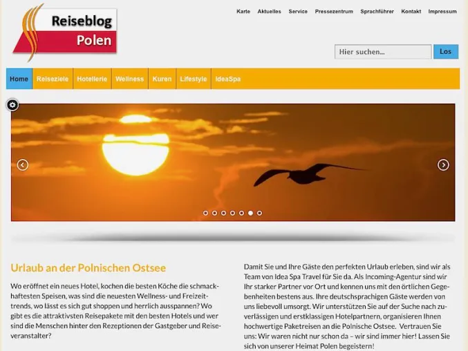 Idea Spa Travel Kolberg startet Reiseblog-Polen Bild: Idea Spa Travel Kolberg startet Reiseblog-Polen