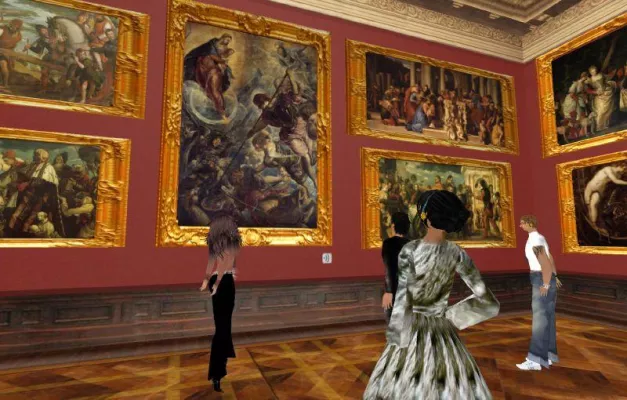 Bild: Rubens im Cyberspace: Meisterwerke der Kunst, meisterhaft erklärt in Second Life