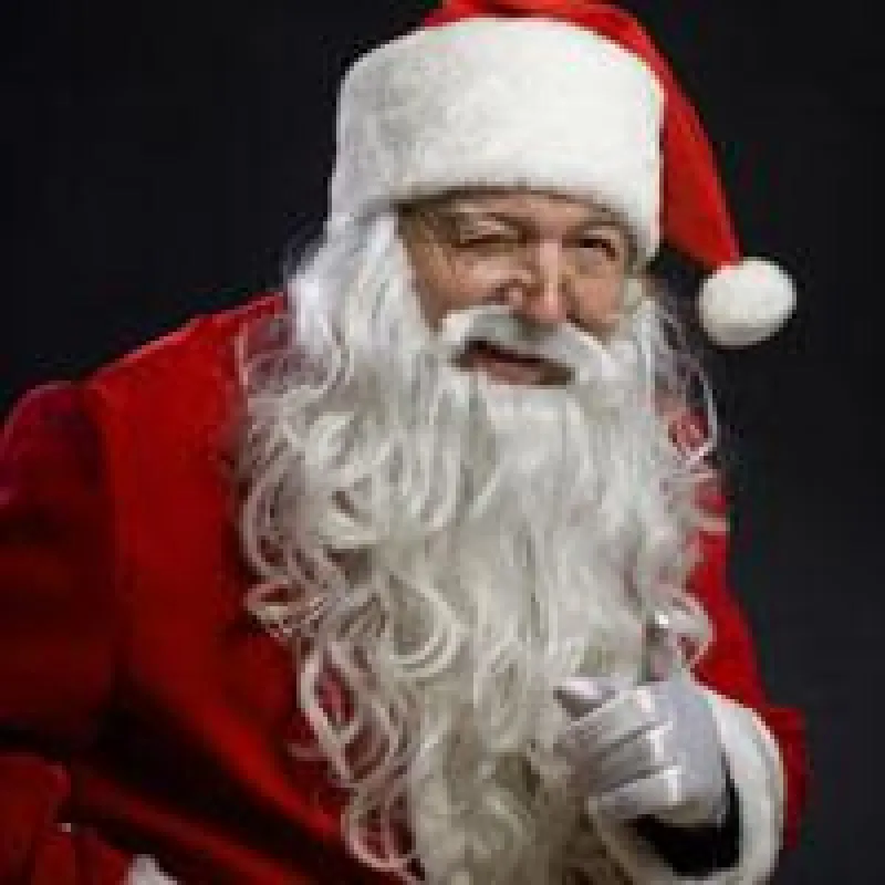 Großer Bilderrahmen Weihnachtsmarkt zum shoppen, spielen und gewinnen