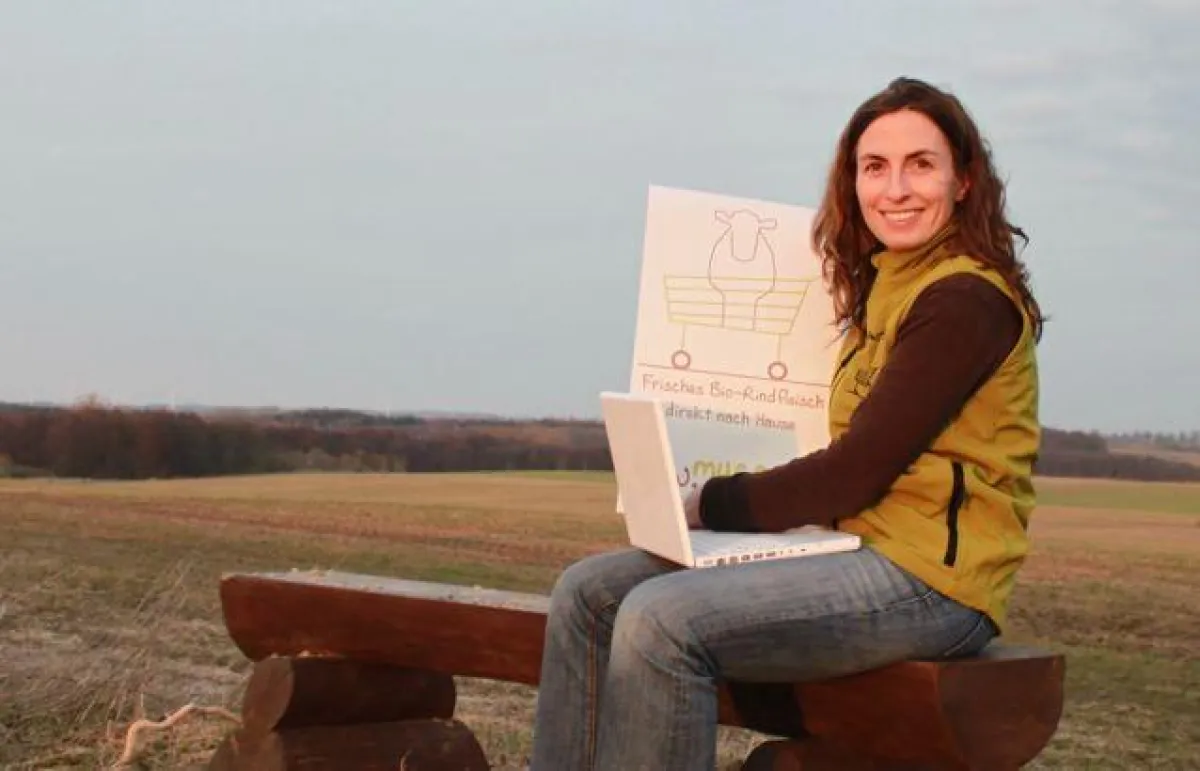 Susanne Marx bietet unter www.mycow.de Bio-Rindfleisch aus Mecklenburg-Vorpommern und Brandenburg