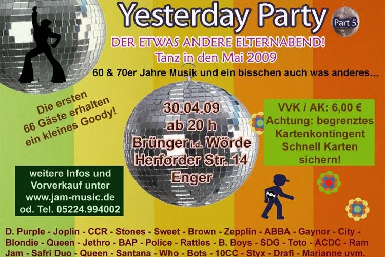 Bild: Tanz in den Mai 2009 in Enger