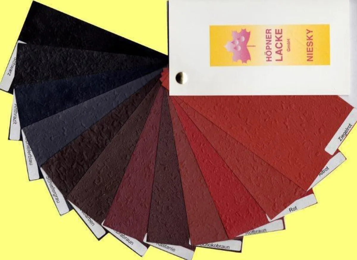 Standardfarbtöne Höpner Spezial Acryl Dachbeschichtung