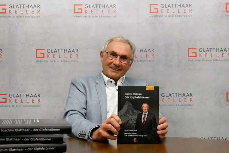 Bild: Der Gipfelstürmer: Glatthaar-Keller-Gründer Joachim Glatthaar veröffentlicht seine Biographie