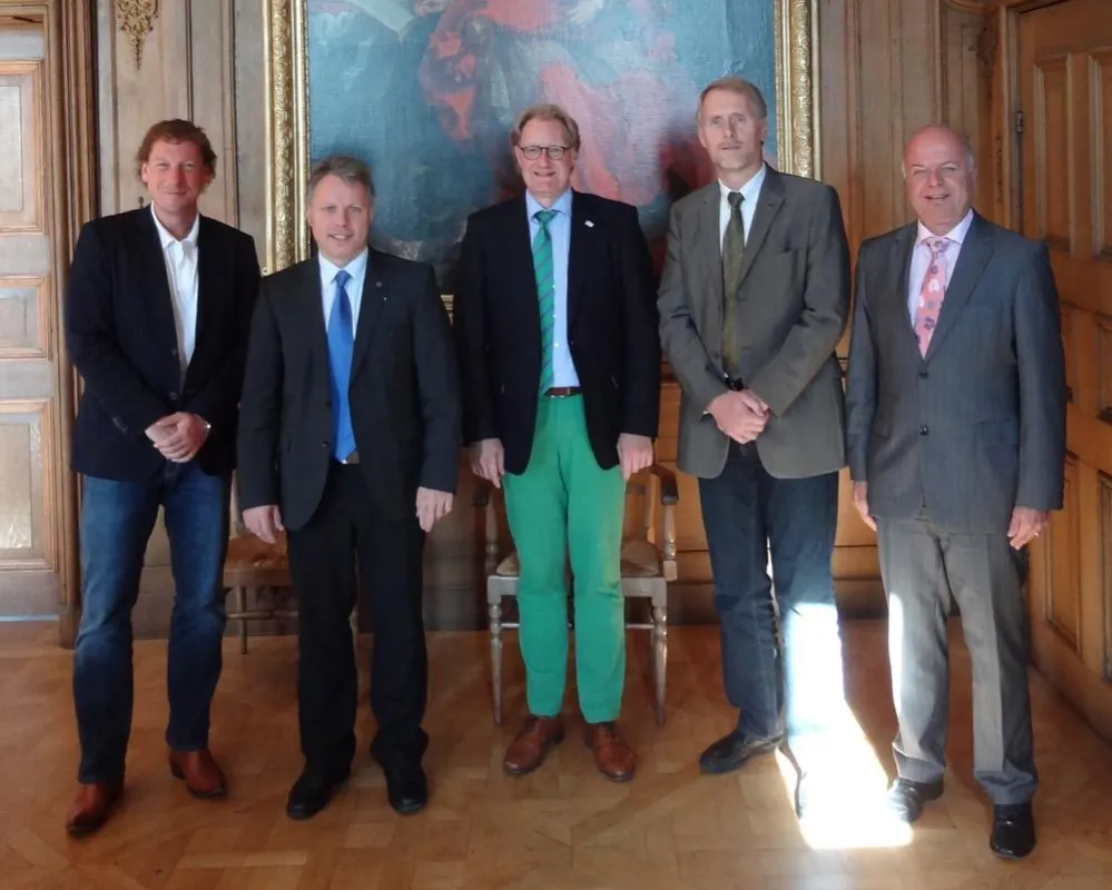 Das neue Präsidium in Schloss Nordkirchen, Nordrhein-Westfalen.