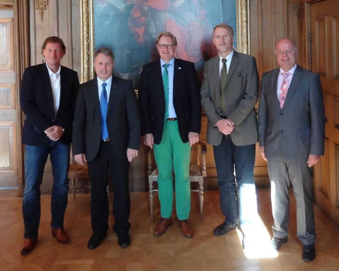 Das neue Präsidium in Schloss Nordkirchen, Nordrhein-Westfalen.