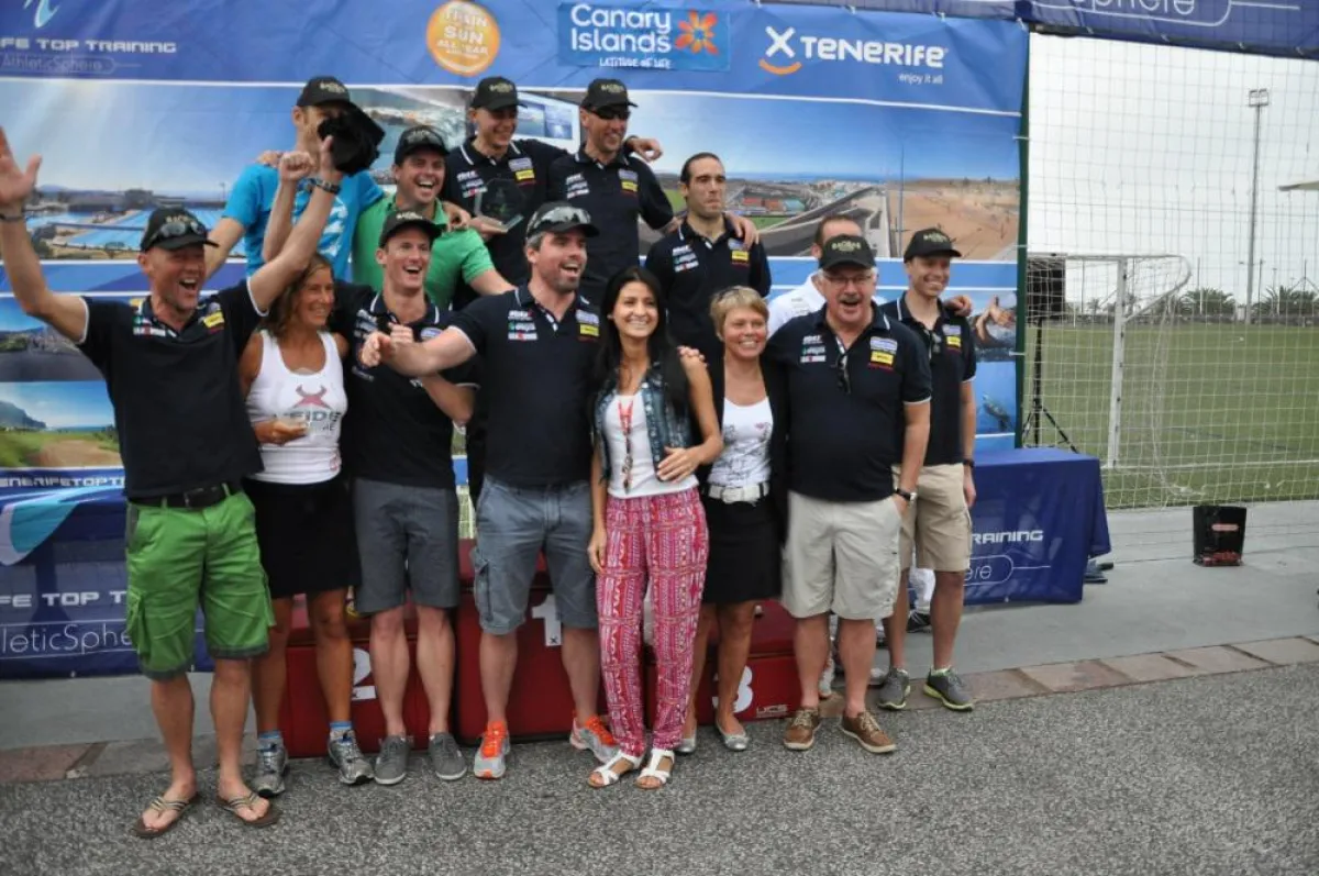 Das LTTL Team bei der Siegerehrung des Teide Xtreme 2013