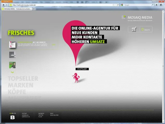 Onlineagentur MOSAIQ MEDIA startet mit eigenem Website-Relaunch den Weg in die erste Liga im Ländle Bild: Onlineagentur MOSAIQ MEDIA startet mit eigenem Website-Relaunch den Weg in die erste Liga im Ländle