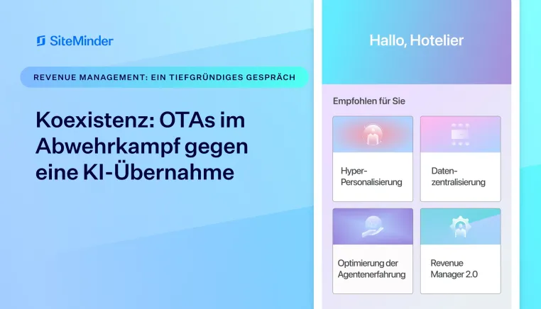 Bild: Koexistenz: OTAs im Abwehrkampf gegen eine KI-Übernahme - Analyse von SiteMinder