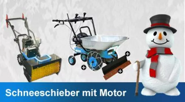 Bild: Schneeschieber mit Motor