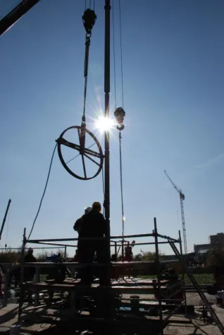 Bild: Geovol installiert Geothermie-Förderpumpe