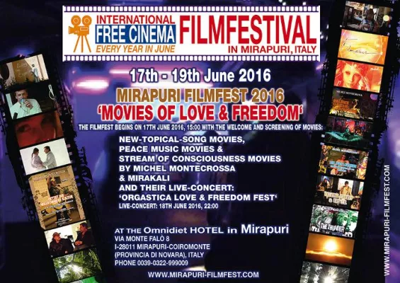 Bild: Free Cinema Filmfestival 2016 in Mirapuri mit Filmen der Liebe & Freiheit
