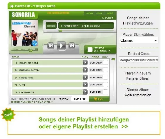 Songrila.com – Das Portal für Musiker und Musik Begeisterte Bild: Songrila.com – Das Portal für Musiker und Musik Begeisterte