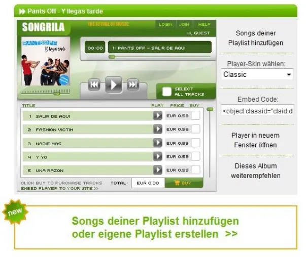 Bild: Songrila.com – Das Portal für Musiker und Musik Begeisterte