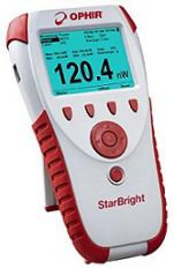 Das Laserleistungs- und Laserenergiemessgerät StarBright ist zu allen Ophir-Sensoren kompatibel.