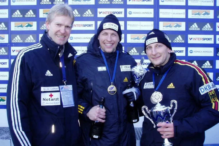 Bild: Sieg für deutsche Teams im Zweier- und Viererbob - Schön Klinik Harthausen betreut Bob-Weltcup am Königsee