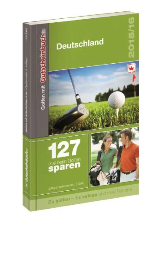 Golfen mit Gutscheinbuch.de 2015/2016