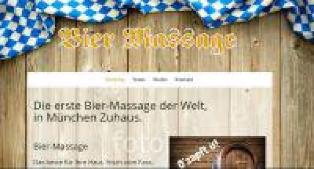 Bild: Junges Start Up gründet erste Bier Massage Münchens