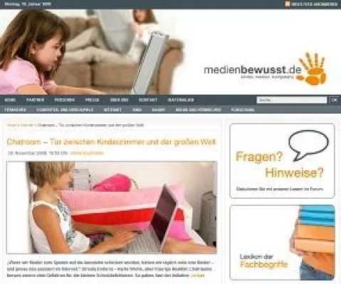 medienbewusst.de bei den Medientagen in München Bild: medienbewusst.de bei den Medientagen in München