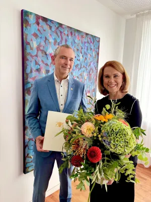 Bild: Professor Michael Kühl tritt Amt als neuer Präsident der Uni Ulm an - Neues Präsidium nimmt zum 1. Oktober Arbeit auf