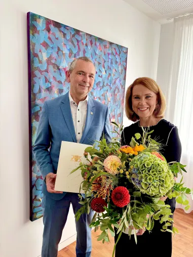 Bild: Professor Michael Kühl tritt Amt als neuer Präsident der Uni Ulm an - Neues Präsidium nimmt zum 1. Oktober Arbeit auf