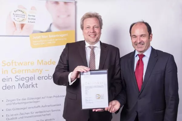 AEBs Software-Suite ASSIST4 erhält Gütesiegel "Software made in Germany" Bild: AEBs Software-Suite ASSIST4 erhält Gütesiegel "Software made in Germany"