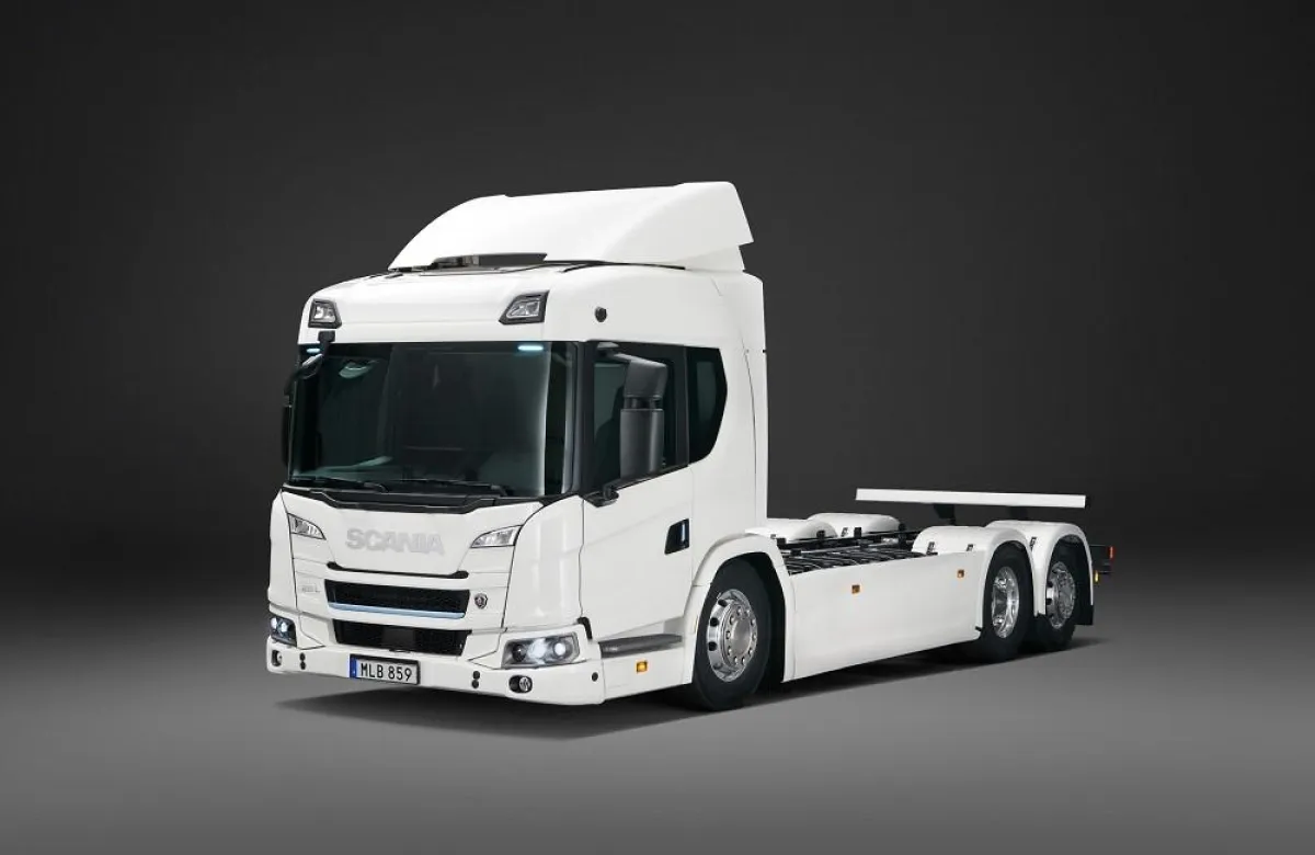 Der Scania 25 L BEV. Bild: Scania