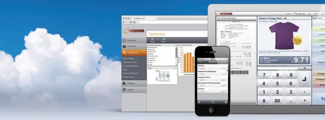 Bild: KORONA.pos Cloud - Das Kassensystem aus der Wolke wächst mit den Kunden