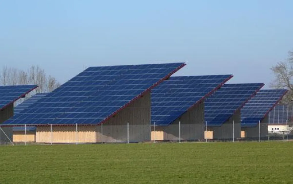 Bereits bestehender Solarus-Park bei Memmingen