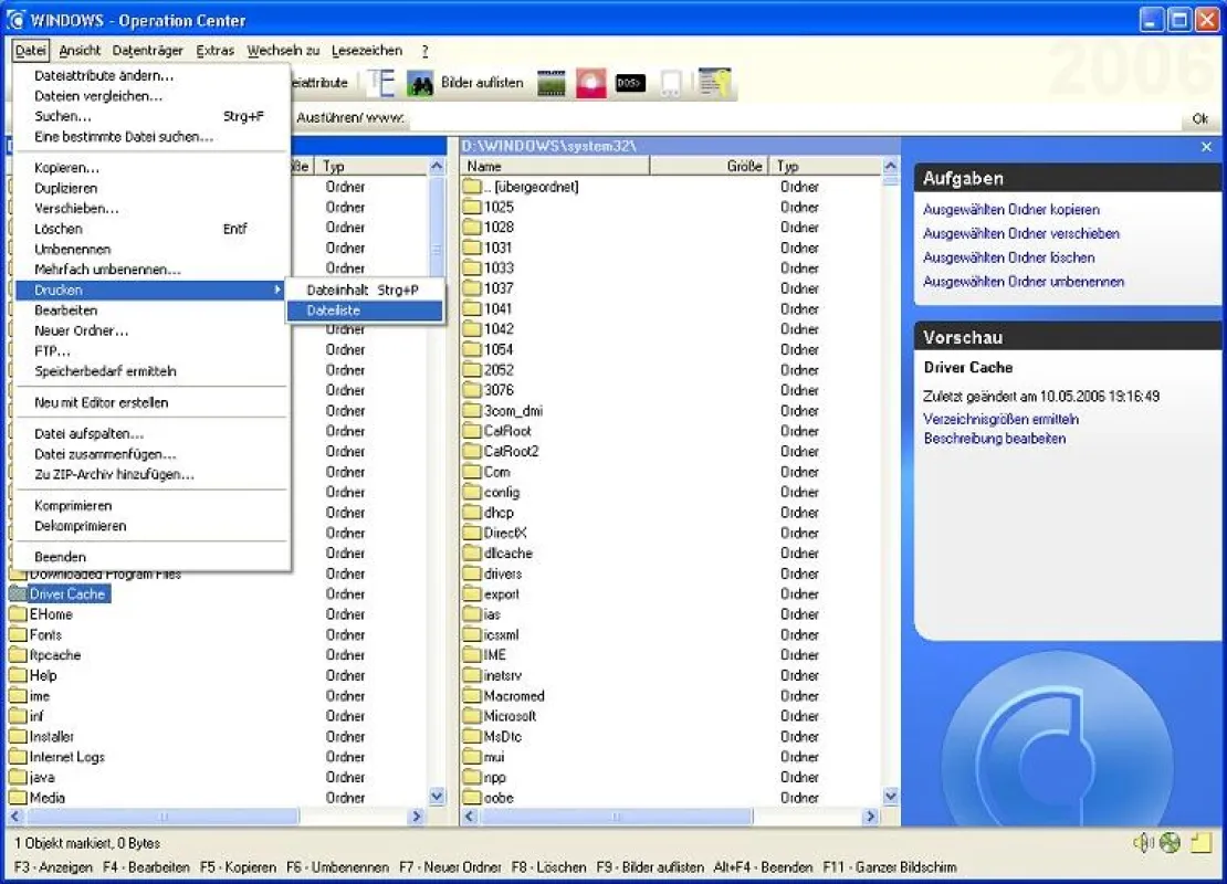 Screenshot Operation Center 8