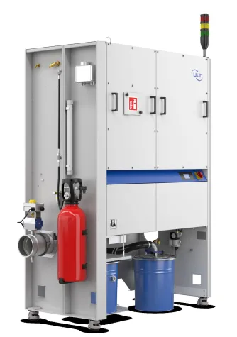 Bild: Neue Absauganlage bietet erhöhten Explosionsschutz bei der Laserbearbeitung