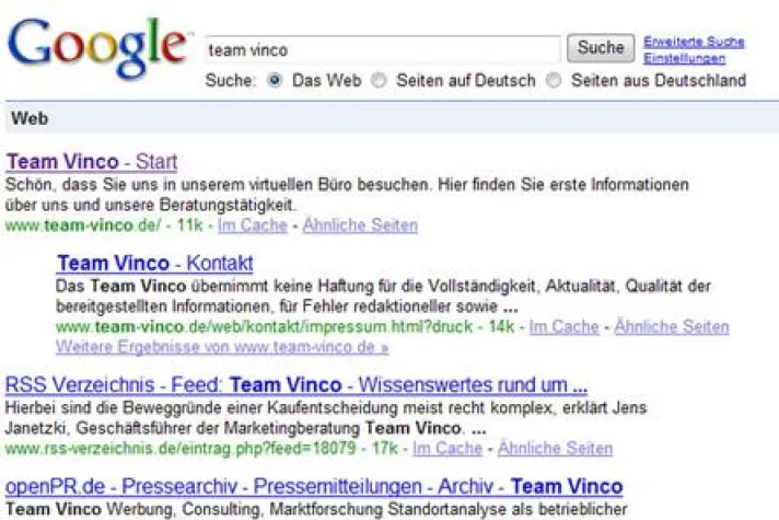 Bild: Google Ranking - Die Geheimnisse von Google