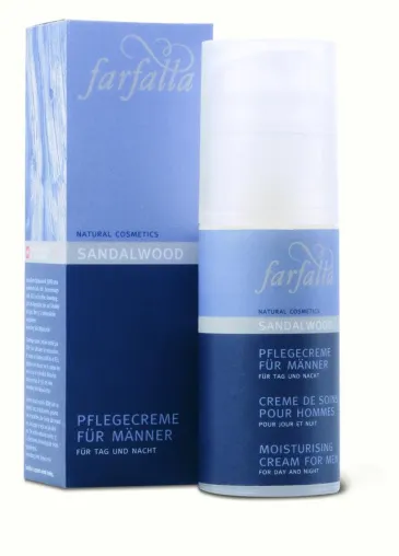 Bild: Die Sandalwood Pflegecreme für den Mann von Farfalla erhält die Bestnote „sehr gut“ von ÖKO-TEST