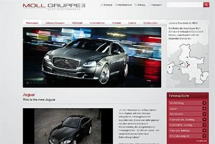 Autohäuser Moll fahren gut mit Euroweb Bild: Autohäuser Moll fahren gut mit Euroweb