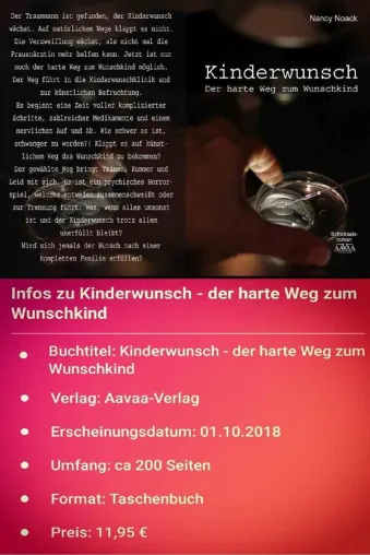 Bild: Buchveröffentlichung: Kinderwunsch - der harte Weg zum Wunschkind