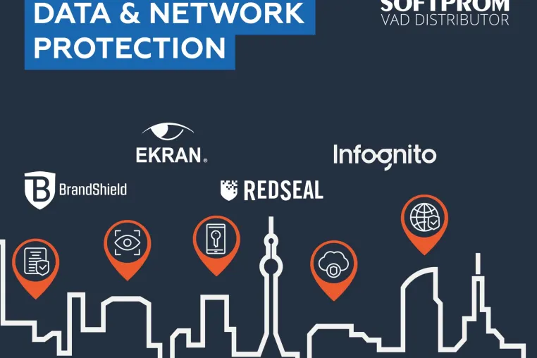 Bild: Softprom mit IT-Sicherheitsquartett bei der it-sa 2021 in Nürnberg