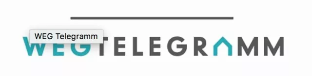 Bild: Exklusiv für Wohnungseigentümer: Newsletter „WEG Telegramm“ kostenlos abonnieren!