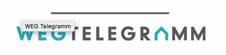 Bild: Exklusiv für Wohnungseigentümer: Newsletter „WEG Telegramm“ kostenlos abonnieren!