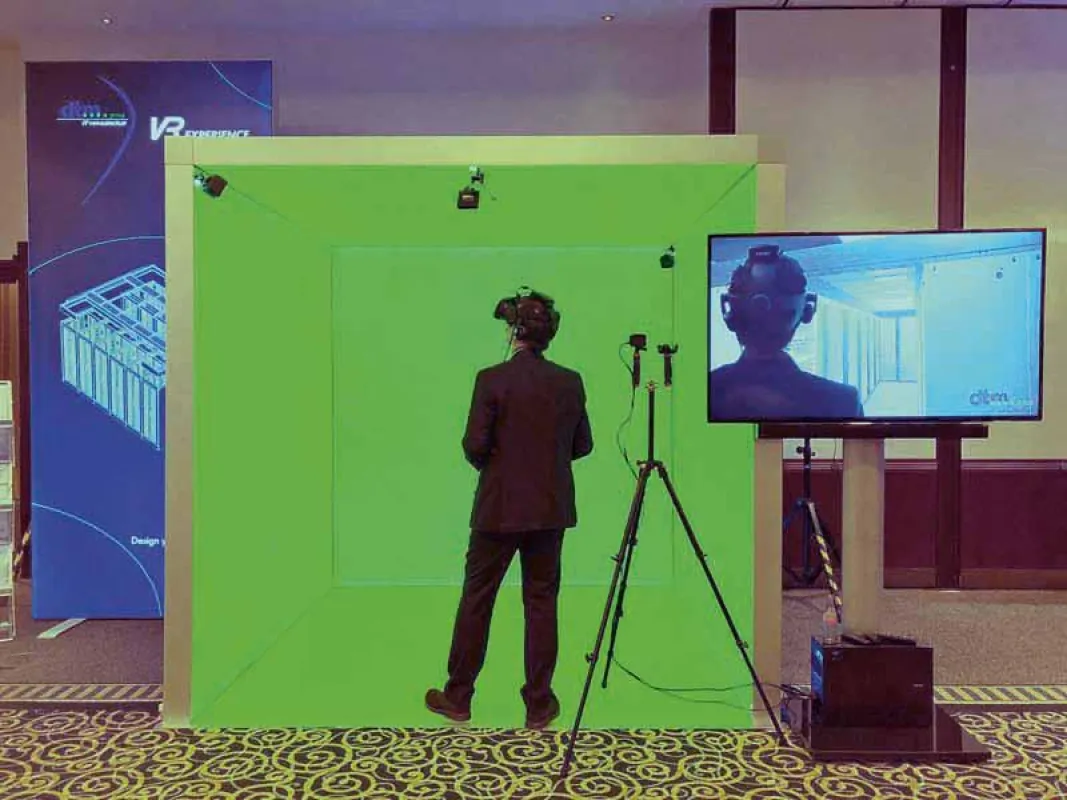 Virtual Reality im RZ Planungsprozess (c) dtm Datentechnik Moll GmbH