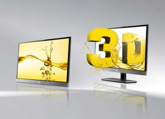 Bild: Ultrastylishes 3D-Display – fast rahmenlos